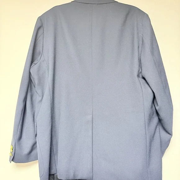 Stanley Blacker‎ Mean Navy Blue Blazer Size 48R